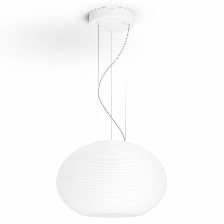 Philips - Lustre suspenso LED RGBW regulável com cabo Hue FLOURISH LED/39W/230V