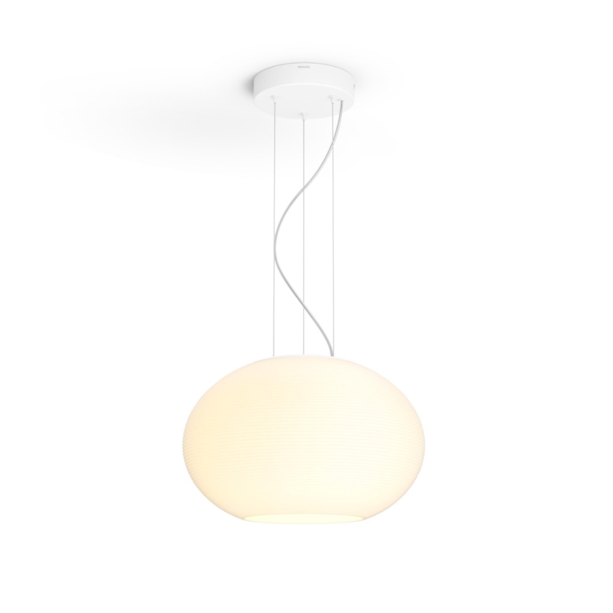 Philips - Lustre suspenso LED RGBW regulável com cabo Hue FLOURISH LED/39W/230V