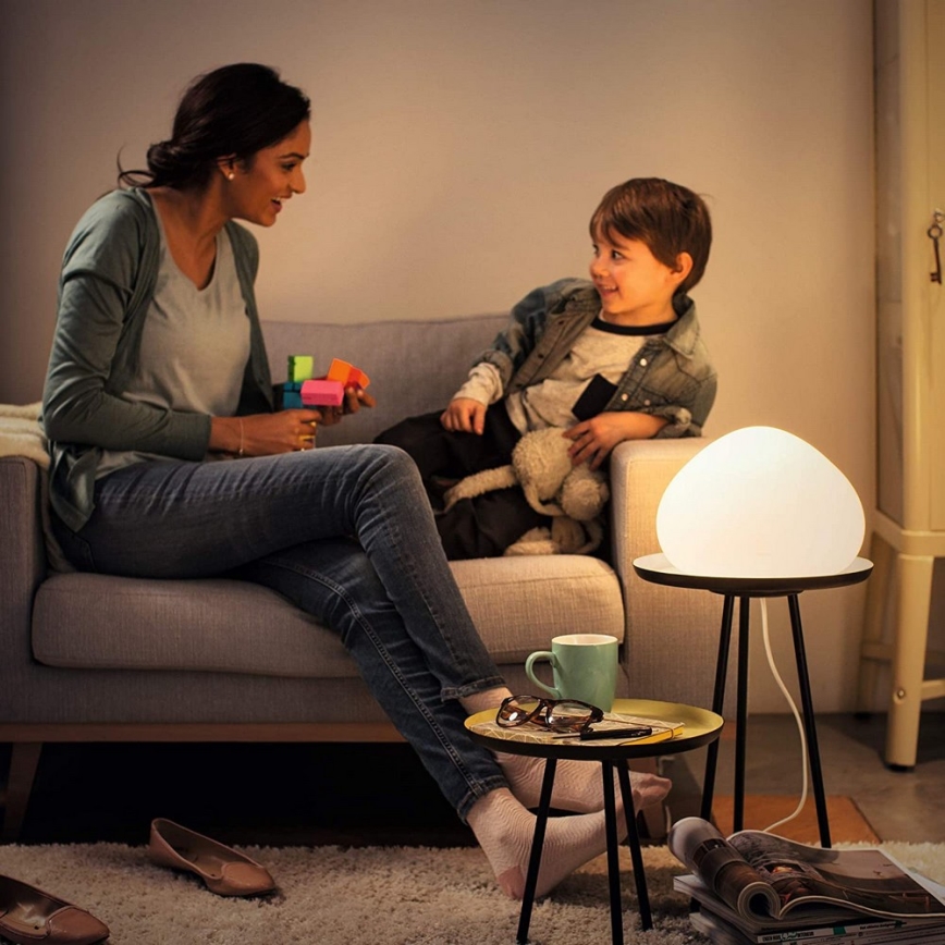 Philips - Lâmpada LED Regulável Hue WELLNER 1xE27/8,5W/230V + controlo remoto