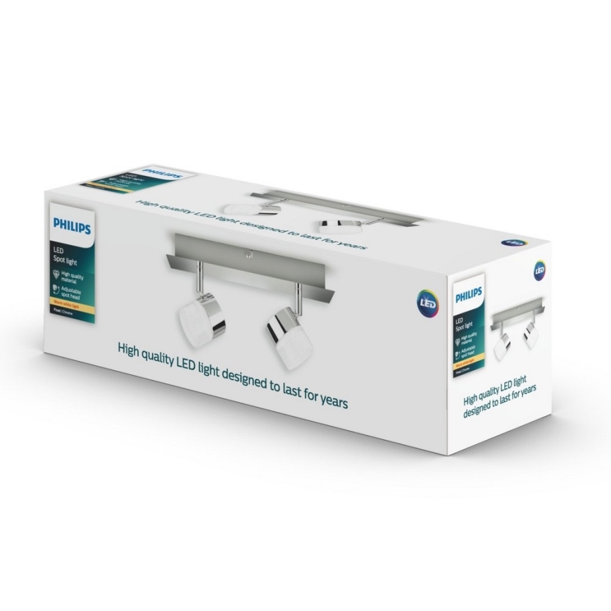 Philips 50147/11/P1 - Foco LED FLOAT 2xLED/4,5W/230V