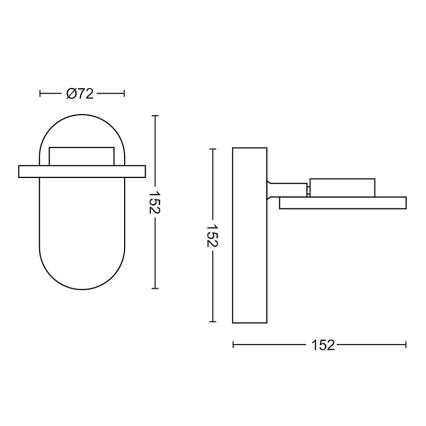 Philips - Spot LED dimerizável LED/4,5W/230V
