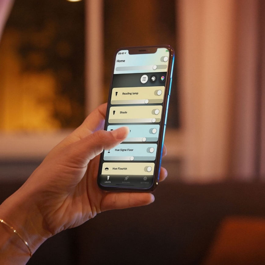 Philips - Foco LED com regulação Hue BUCKRAM 1xGU10/5W/230V