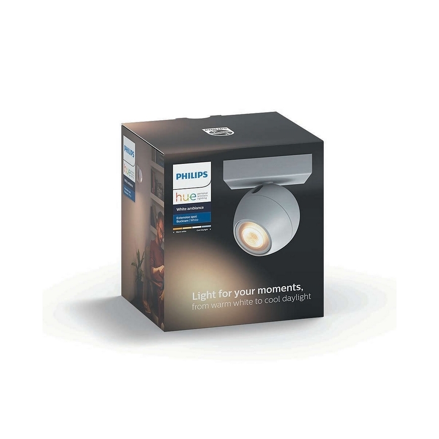 Philips - Foco LED com regulação Hue BUCKRAM 1xGU10/5,5W