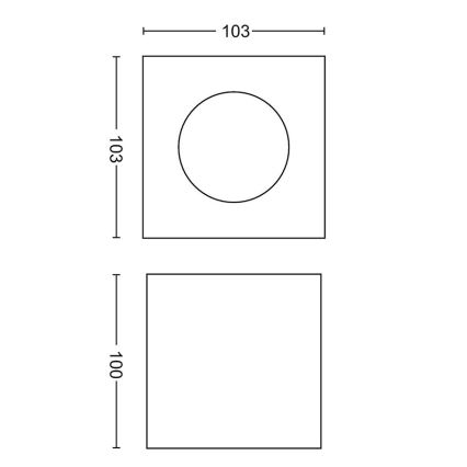 Philips - Spot LED dimerizável LED/4,5W/230V