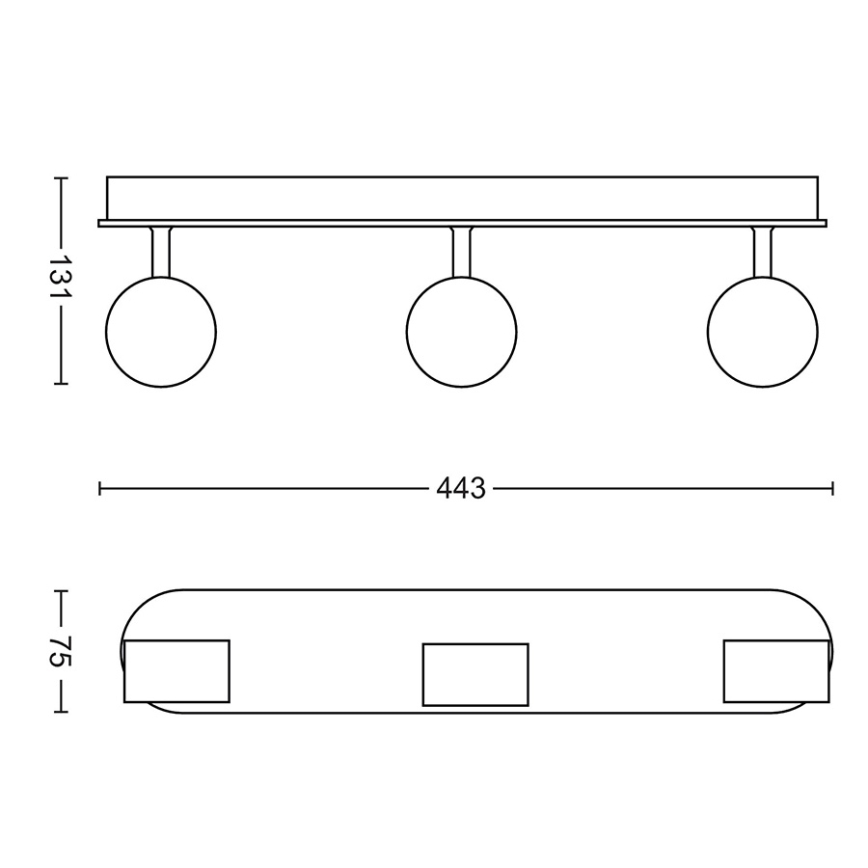 Philips - Foco LED com regulação 3xLED/4,5W/230V
