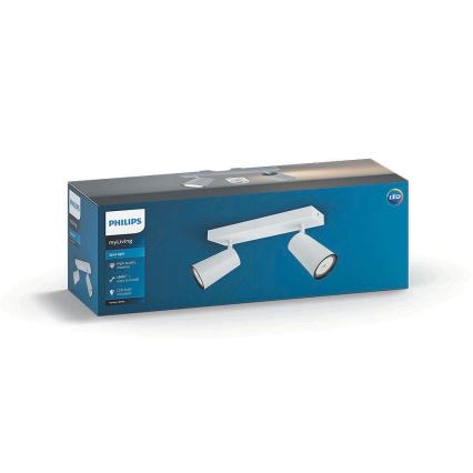 Philips - Foco LED 2xGU10/5,5W/230V