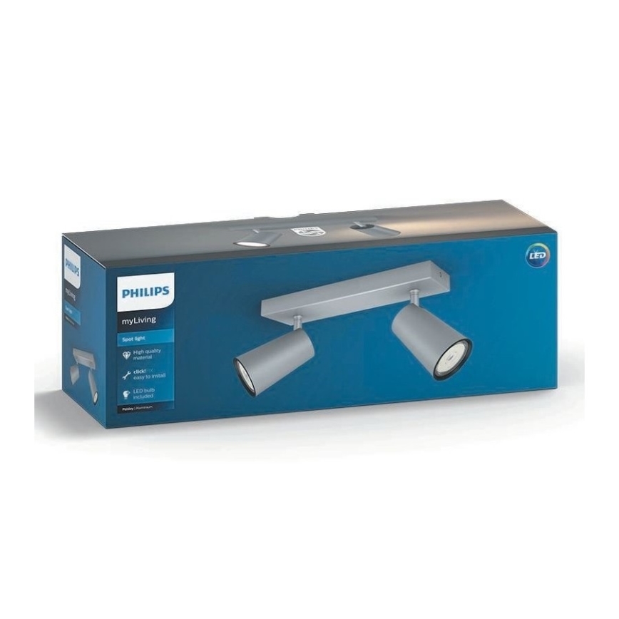 Philips - Foco LED 2xGU10/5,5W/230V