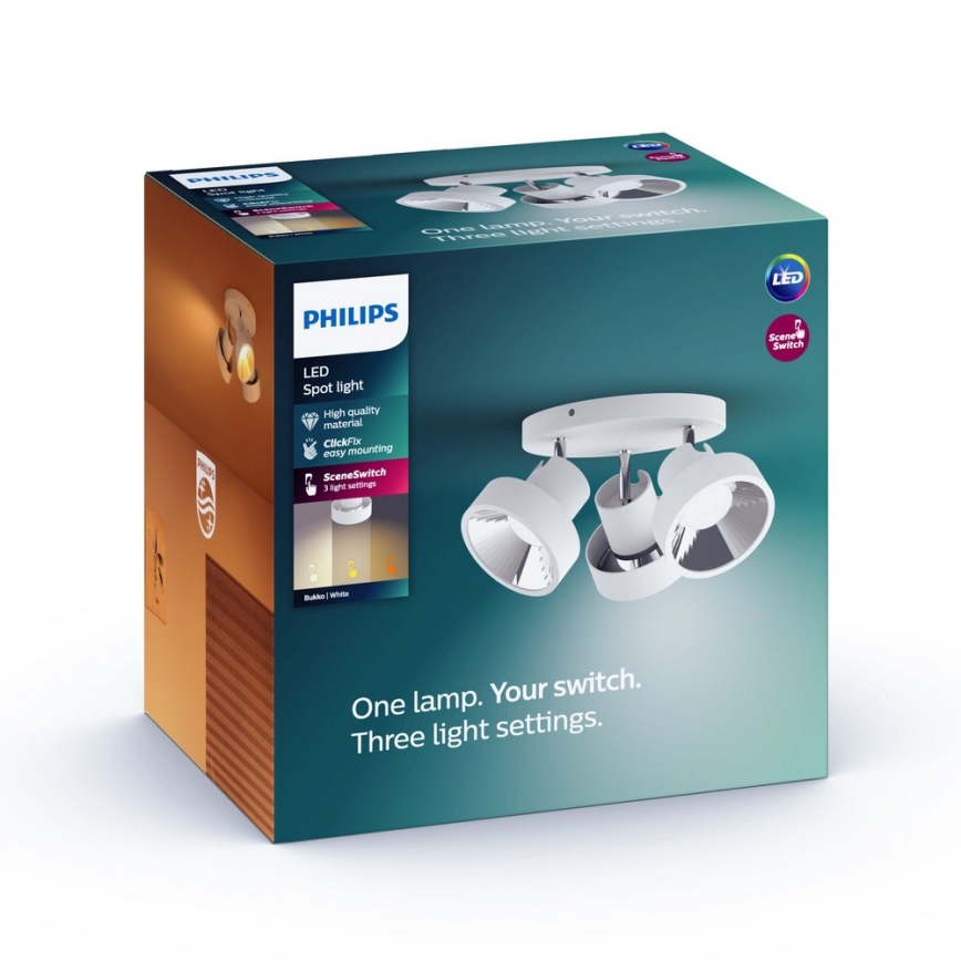 Philips - Foco LED 3xLED/4,5W/230V