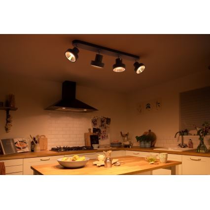 Philips 50604/30/P0 - Foco LED BUKKO 4xLED/4,3W/230V