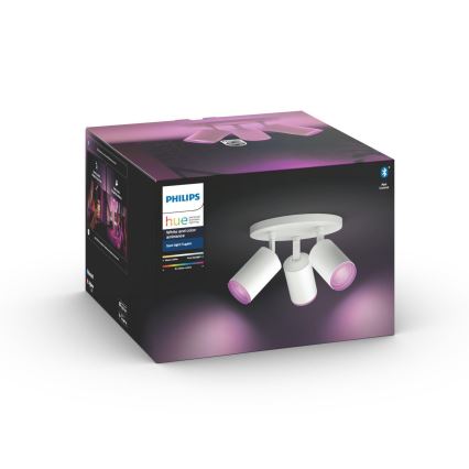 Philips - LED RGBW Foco com regulação Hue FUGATO 3xGU10/5,7W/230V
