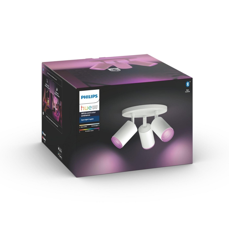 Philips - LED RGBW Foco com regulação Hue FUGATO 3xGU10/5,7W/230V