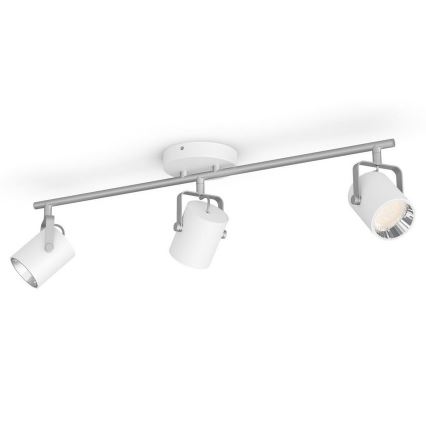 Philips - Luminária de LED embutida 3xLED/4,3W/230V 2200/2500/2700K