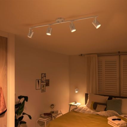 Philips 50664/14/P0 - Luminária de Teto LED BYRE 4xLED/4,3W/230V 2200/2500/2700K