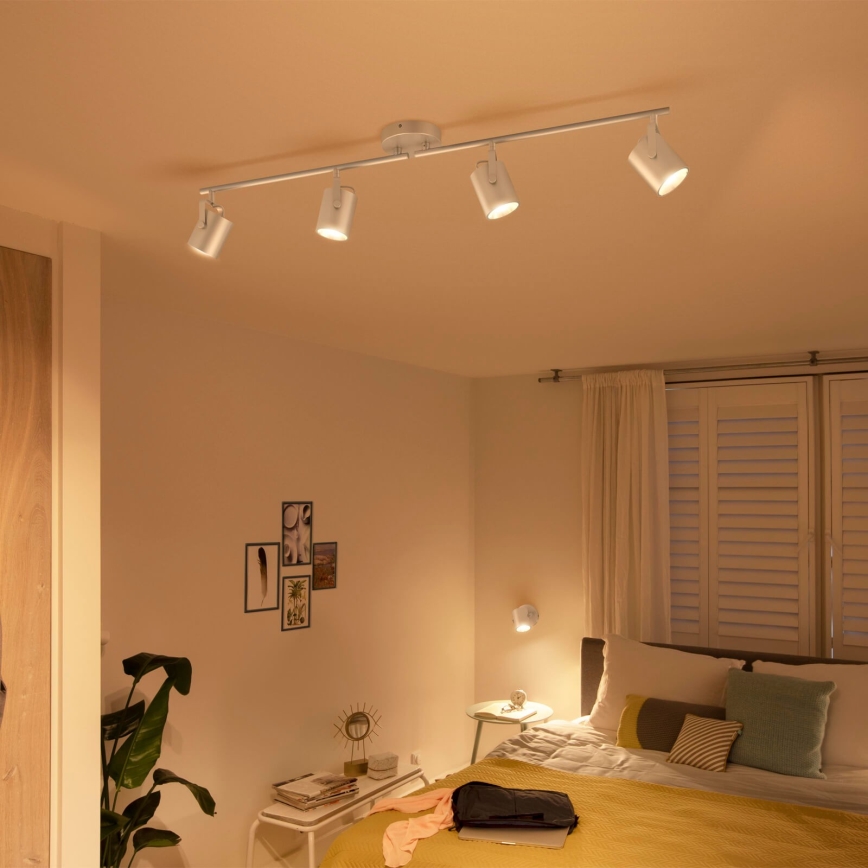 Philips 50664/14/P0 - Luminária de Teto LED BYRE 4xLED/4,3W/230V 2200/2500/2700K