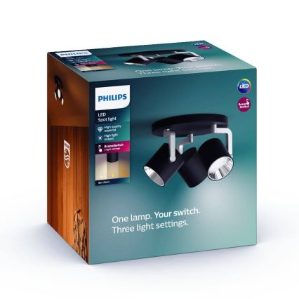 Philips - Luminária de embutir LED dimmerizável 3xLED/4,5W/230V