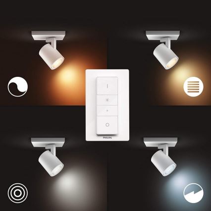 Philips - Luminária LED Regulável Hue RUNNER 1xGU10/5W/230V + comando à distância