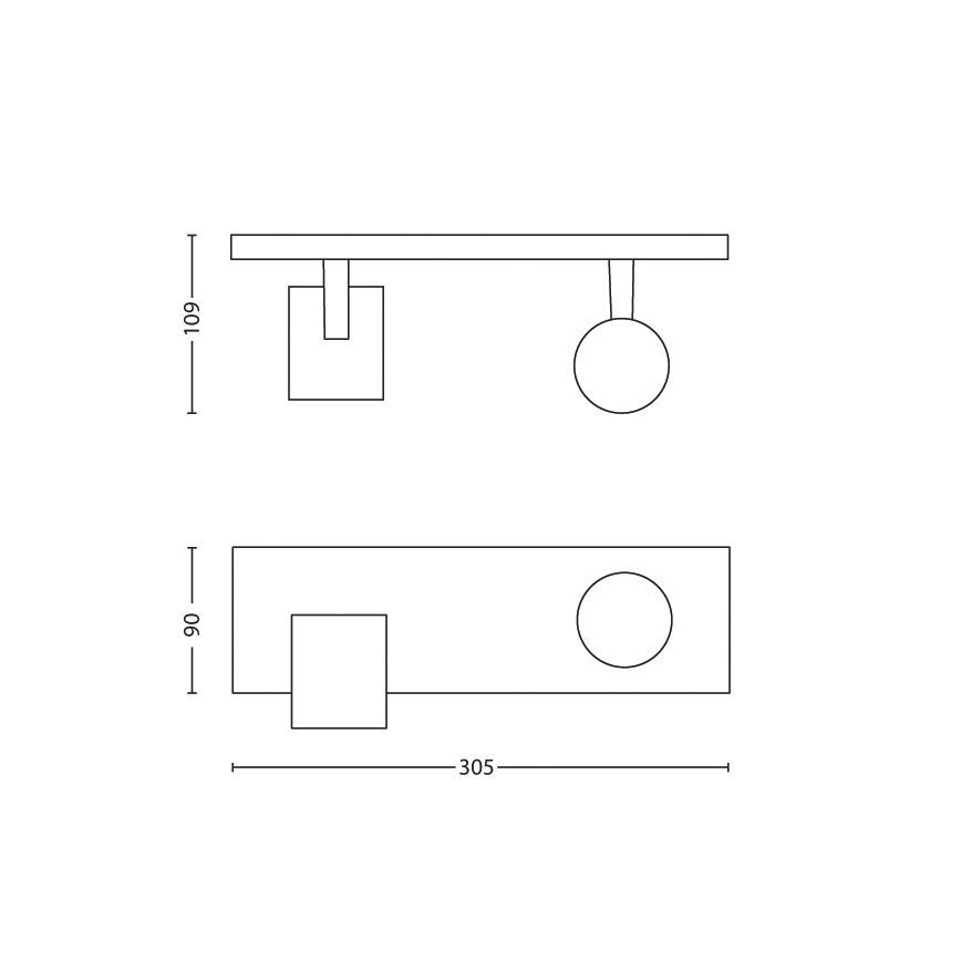 Philips - Foco 2xGU10/50W/230V