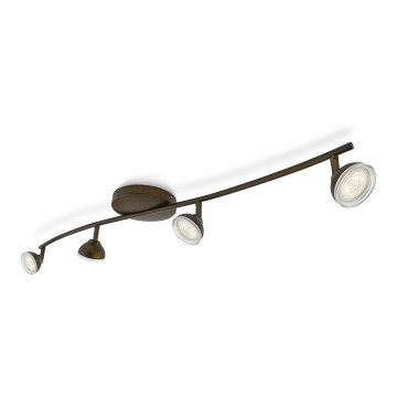 Philips 53244/06/16 - Foco LED MYLIVING TOSCANE 4xLED/3W/230V