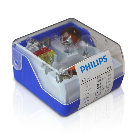 Philips 55008SKKM - Substituição de lâmpadas para automóveis - conjunto H1 12V