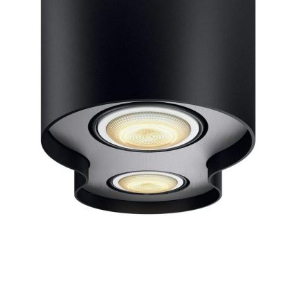 Philips - Luminária LED Regulável Hue PILLAR 2xGU10/5W/230V + controlo remoto