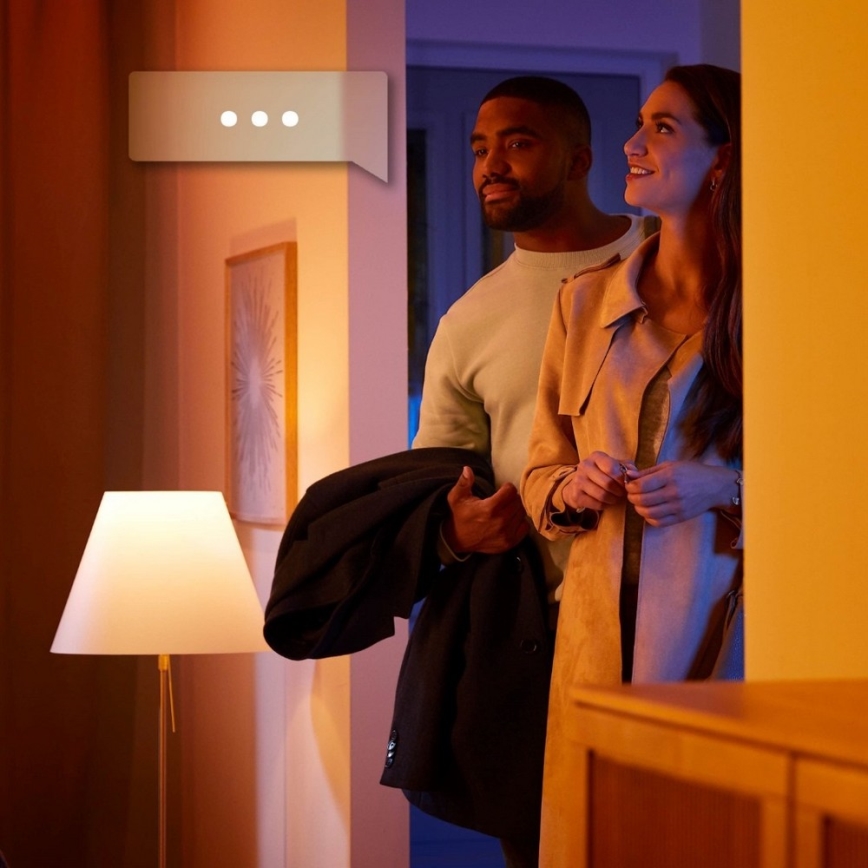 Philips - Luminária LED Regulável Hue PILLAR 2xGU10/5W/230V + controlo remoto