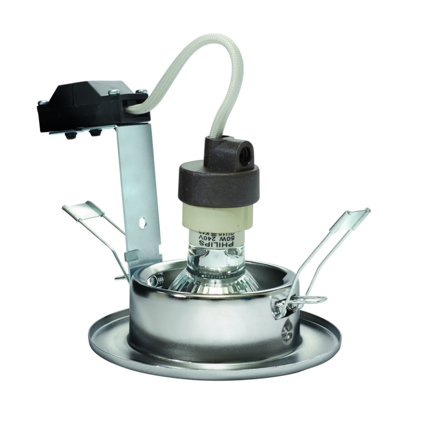 Philips - CONJUNTO 3x Iluminação embutida de casa de banho 3xGU10/35W/230V IP23