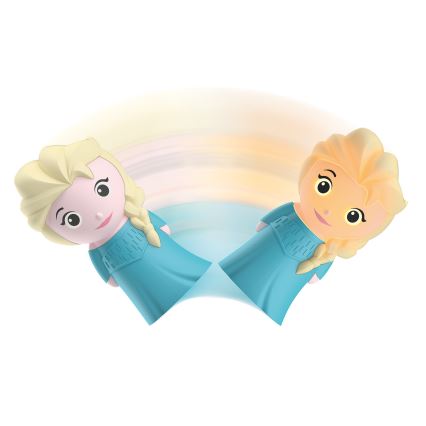 Philips 71768/03/16 - Candeeiro infantil LED DISNEY ELSA LED/0,3W/3V