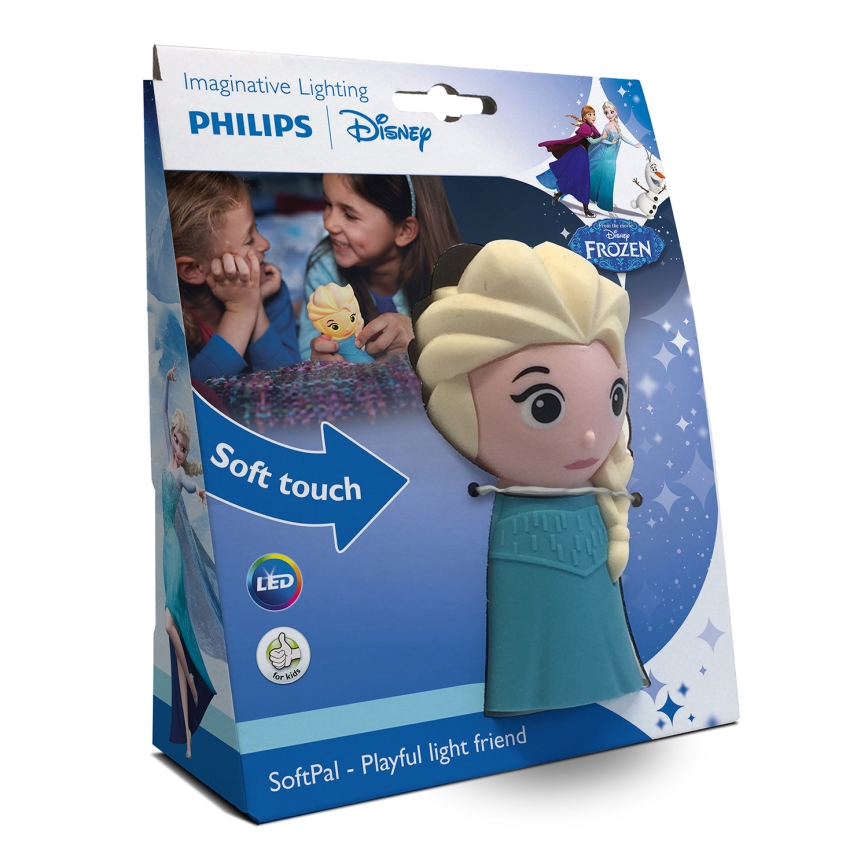 Philips 71768/03/16 - Candeeiro infantil LED DISNEY ELSA LED/0,3W/3V