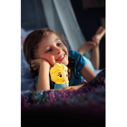 Philips 71768/03/16 - Candeeiro infantil LED DISNEY ELSA LED/0,3W/3V