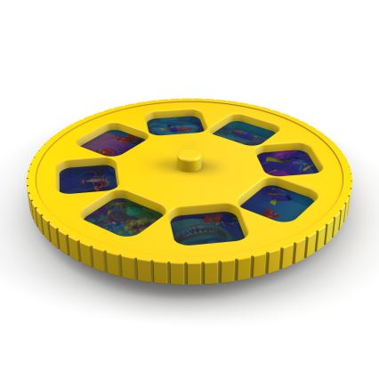 Philips 71769/90/16 - LED Projetor de criança DISNEY DORY LED/0,1W/3xAAA