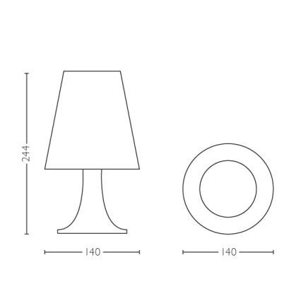 Philips - Candeeiro de mesa LED para crianças LED/2,3W/230V