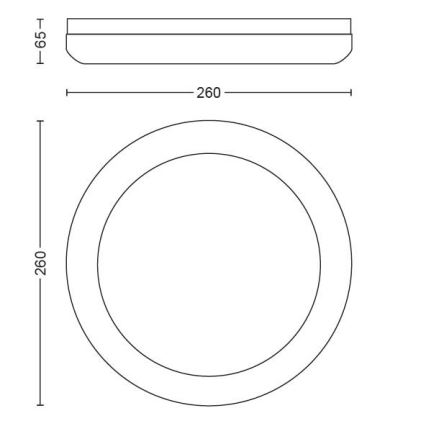 Philips - Luz de parede de criança LED 4xLED/2,5W/230V