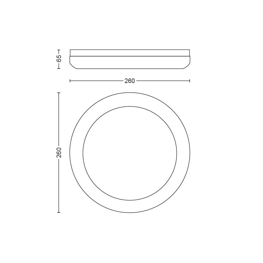 Philips - Luz de parede de criança LED 4xLED/2,5W/230V