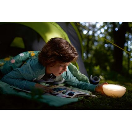Philips - Lâmpada de mesa LED RGB regulável Hue GO LED/6W/230V
