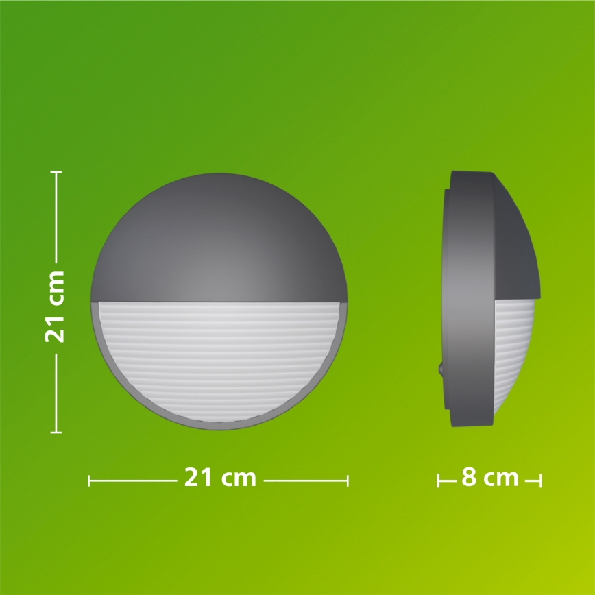 Philips - Aplique de parede LED para exterior CAPRICORN LED/4,3W/230V IP44