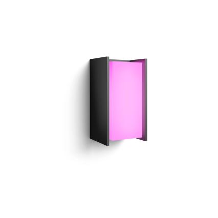 Philips - Aplique de parede LED regulável para exterior Hue TURACO White And Color Ambiance 1xE27/8,1W/230V 1000-20000K