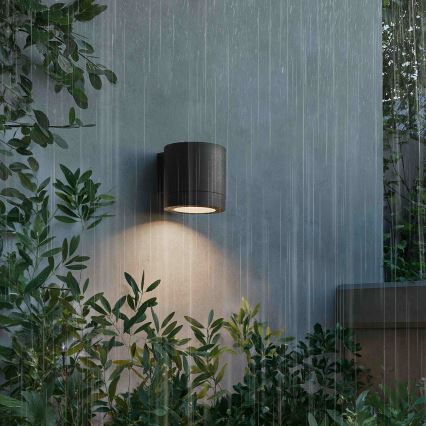 Philips - Aplique de parede para exterior FYLX 1xGU10/5W/230V preto IP44