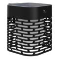 Philips - Aplique de parede solar LED com sensor HARA LED/3,8W/3,7V 800 mAh 2700K IP44 preto