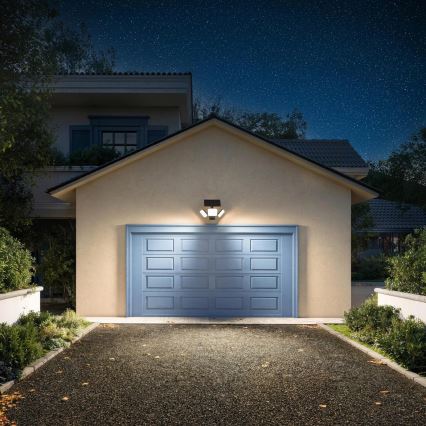 Philips - Aplique solar de parede LED com sensor ZYREN LED/24,5W/3,7V 2600 mAh 3000K IP65