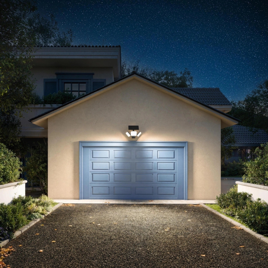 Philips - Aplique solar de parede LED com sensor ZYREN LED/24,5W/3,7V 2600 mAh 3000K IP65