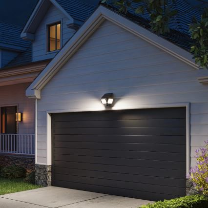 Philips - Aplique solar de parede LED com sensor ZYREN LED/24,5W/3,7V 2600 mAh 3000K IP65