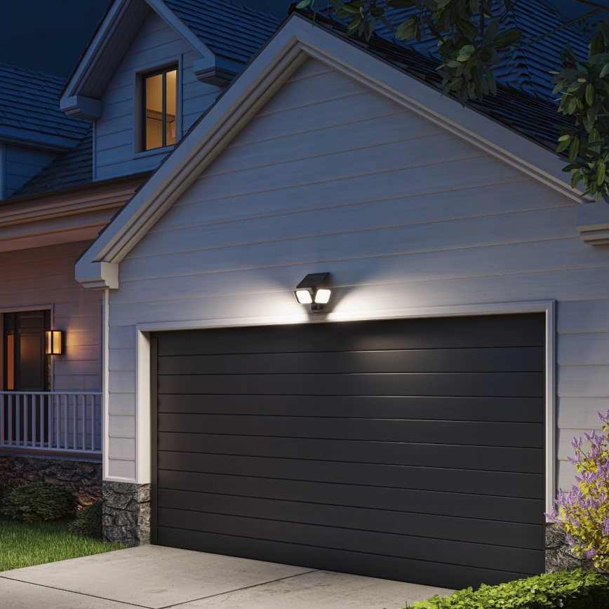 Philips - Aplique solar de parede LED com sensor ZYREN LED/24,5W/3,7V 2600 mAh 3000K IP65