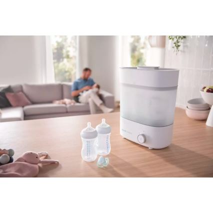 Philips Avent - Esterilizador elétrico a vapor PREMIUM 3 em 1