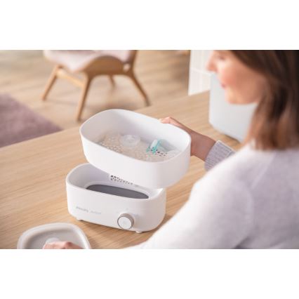 Philips Avent - Esterilizador elétrico a vapor PREMIUM 3 em 1