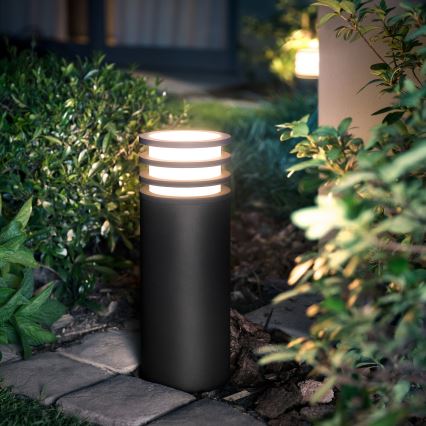 Philips - Lâmpada exterior LED RGB dimerizável Hue LUCCA 1xE27/8,1W/230V 25 cm 1000-20000K IP44
