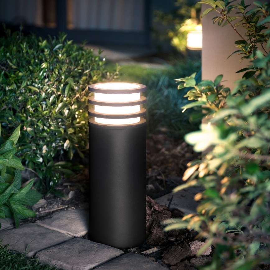 Philips - Lâmpada exterior LED RGB dimerizável Hue LUCCA 1xE27/8,1W/230V 25 cm 1000-20000K IP44