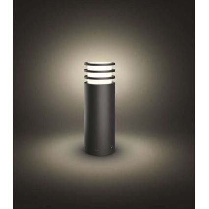 Philips - Lâmpada exterior LED RGB dimerizável Hue LUCCA 1xE27/8,1W/230V 25 cm 1000-20000K IP44
