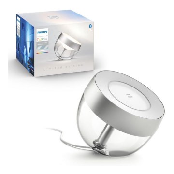Philips - Candeeiro de mesa LED RGB com regulação Hue IRIS LED/10W/230V 2000-6500K prateado