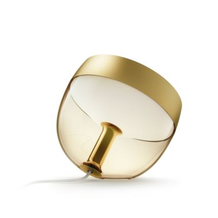 Philips - Candeeiro de mesa LED RGB com regulação Hue IRIS LED/10W/230V 2000-6500K dourado