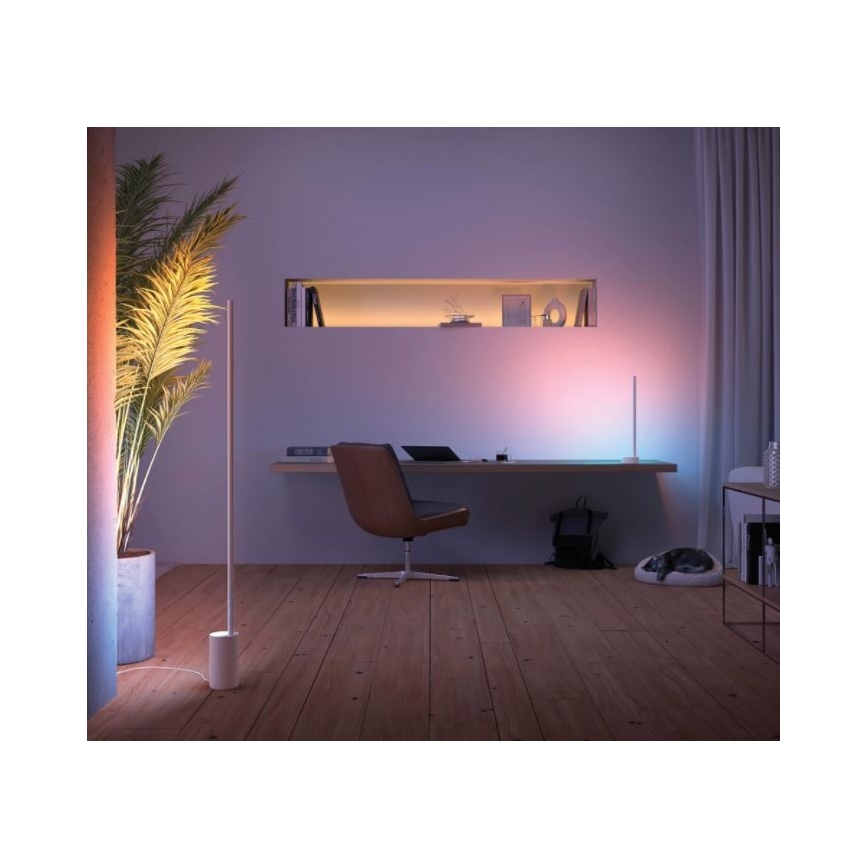 Philips - Candeeiro de mesa LED RGB com regulação Hue SIGNE LED/12W/230V 2000-6500K branco